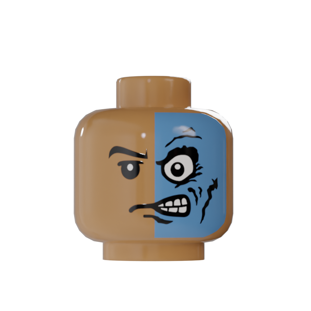 Nougat / Medium Blue